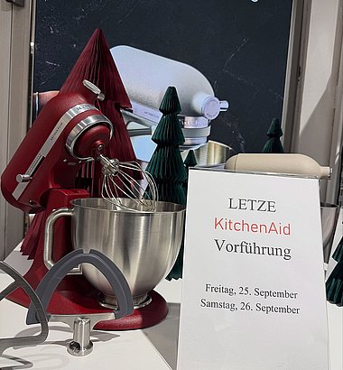 Letzte KitchenAid Vorführung bei aha..! 